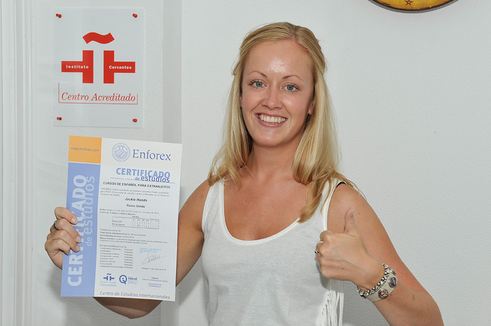 Receive a Certification during your Spanish course in Málaga